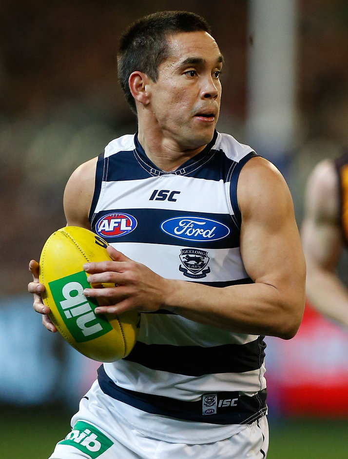 AFL 2015 Rd 20 - Geelong v Hawthorn Mthew Stokes will play for Essendon this season, but remains a Cat at heart - ${keywords}